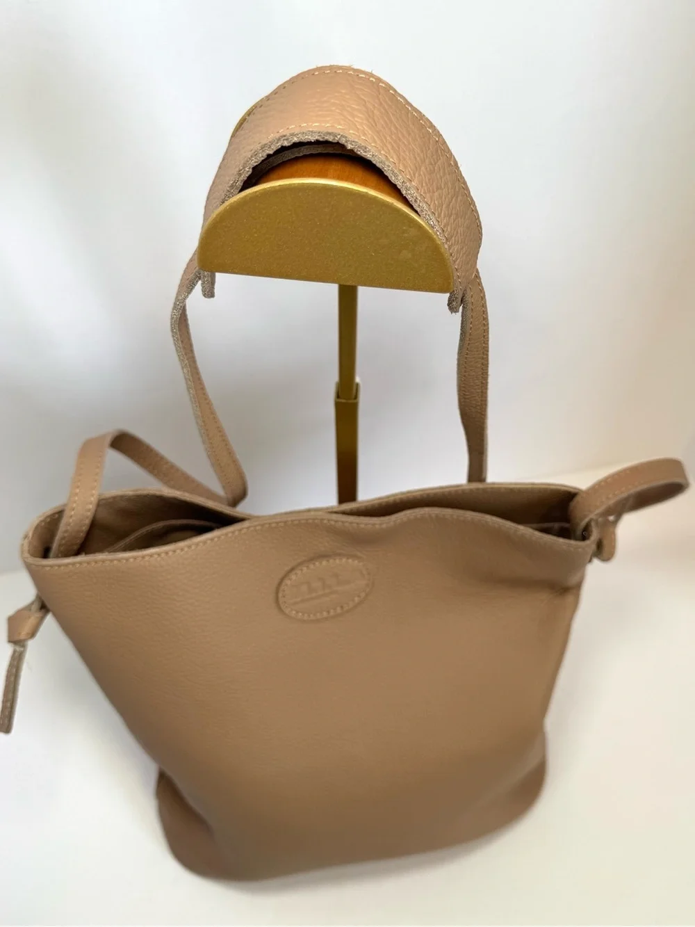 M.I.L.A Jackie Grain Leather Crossbody Bag